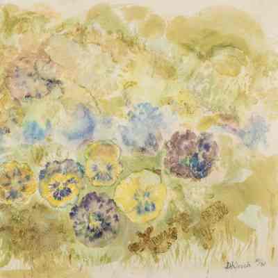 Round Pansies