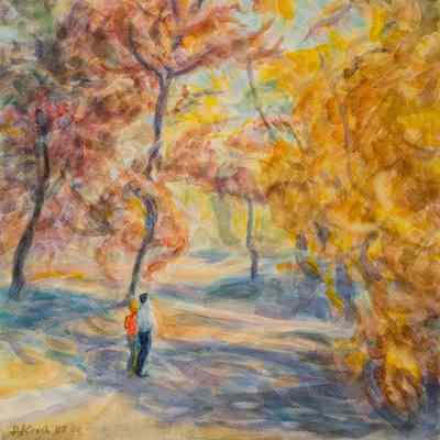 Autumn - Iowa - East of the Union Building, ISU Ames