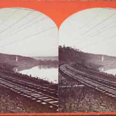 American Scenery. Pennsylvania Railroad-Lewistown Narrows