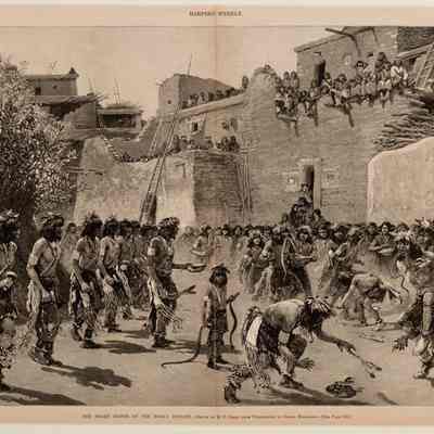 The Snake Dance of the Moqui Indians