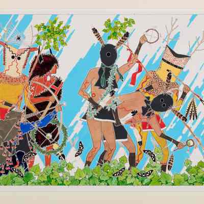 Untitled (Deer, Elk, Buffalo Dreamers, Return of the Buffaloes)