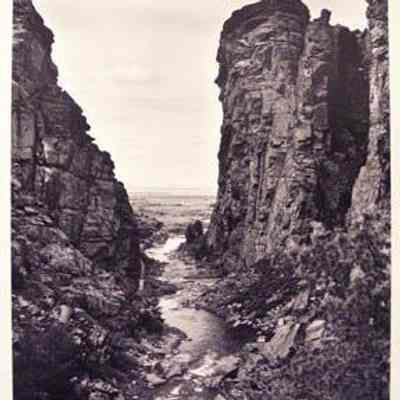 The Devil's Gate on the Sweetwater River-a Tributary of the North Platte