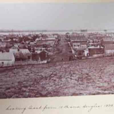 Looking E. from 18th and Douglas 1868