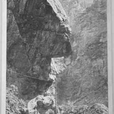 Hanging Rock, Clear Creek Canyon, 1873