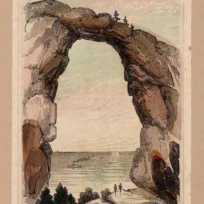 The Arched Rock At Mackinaw