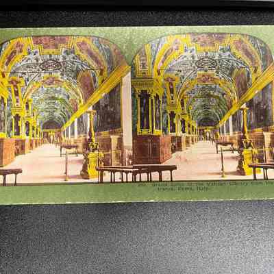 240. Grand Salon of the Vatican Library from the Entrance, Rome, Italy.