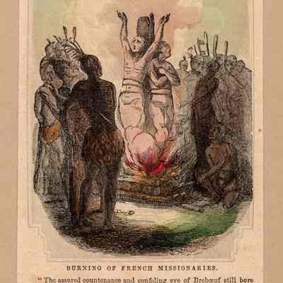 Burning of French Missionaries