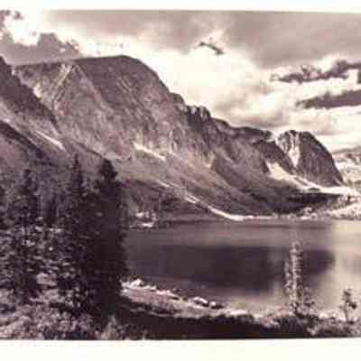 Medicine Bow Peak From the Lake Marie Overlook-Carbon Co., Wyoming