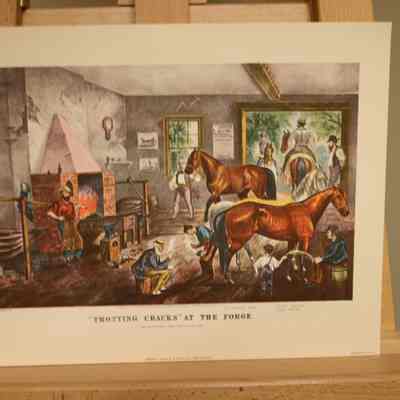 "Trotting Cracks" at the Forge