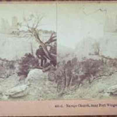 Navajo Church, Near Fort Wingate. . .
