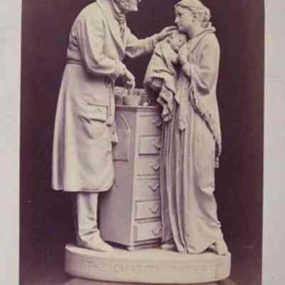 Photographs of Sculpture by John Rogers-The Charity Patient