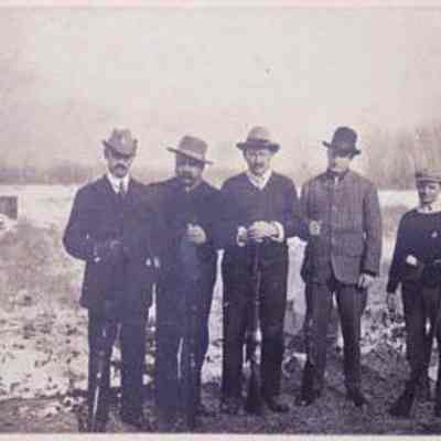 Five Men with Shot Guns, 1 with Sweater