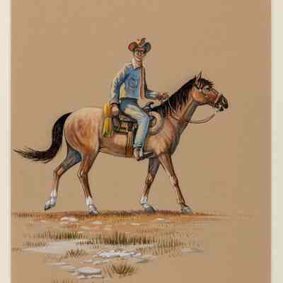 Western Horse and Rider