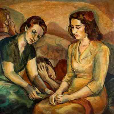 untitled-(four women seated on furniture)