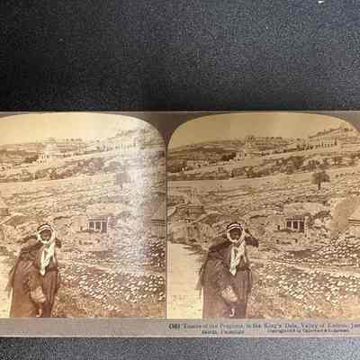 (16) Tombs of the Prophets, in the King's Dale, Valley of Kedron, Jerusalem, Palestine