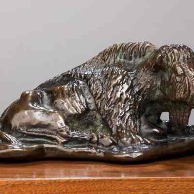 Reclining Buffalo