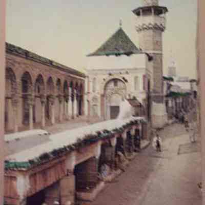 Tunis Rue Dar El Bey et hospital Sadikij