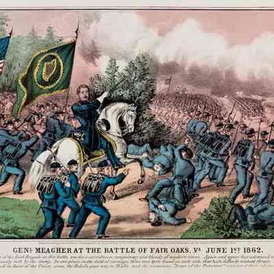 Gen. Meagher at the Battle of Fair Oaks, VA. June 1st 1862