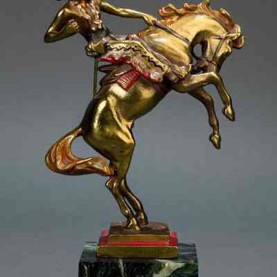 Indian on a Bucking Horse