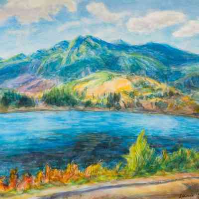 Lake Isabel with Fall Colors