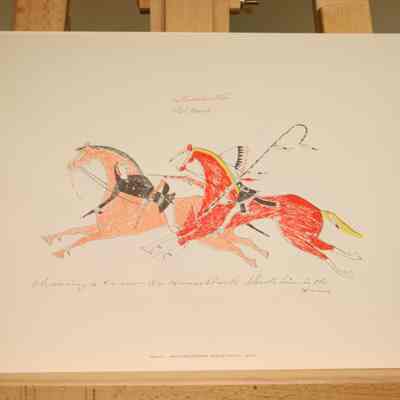 Chasing a Crow on Horseback, Shoots Him in the Head