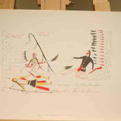 Crow Kills One Sioux, Shot by Sioux