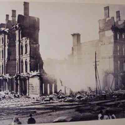 Grand Central Hotel in Ruins