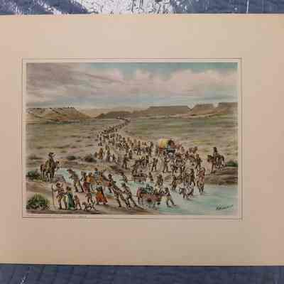Mormon Handcart Pioneers-1847