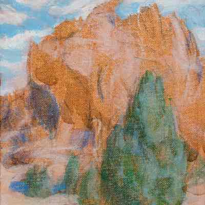 untitled, (Rock and Tree Study)