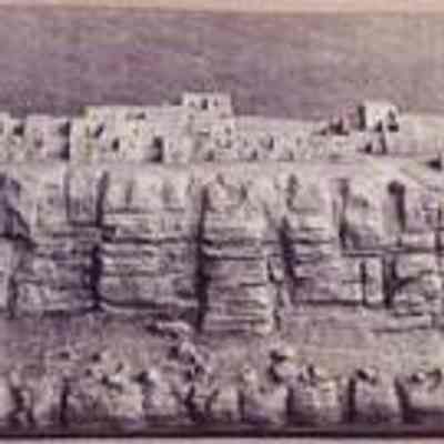 Pueblo of Acoma 1:800 Scale Model