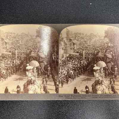 Their Royal Highnesses, Duke and Duchess of Connaught, and Indian Princes, Durbar, Delhi