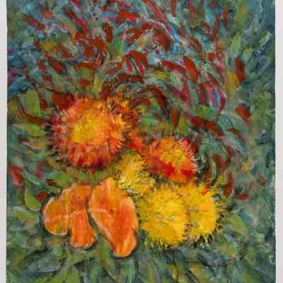 Mums & Leaves #1