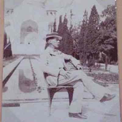 William Henry Jackson at Taj Mahal, Agra, India
