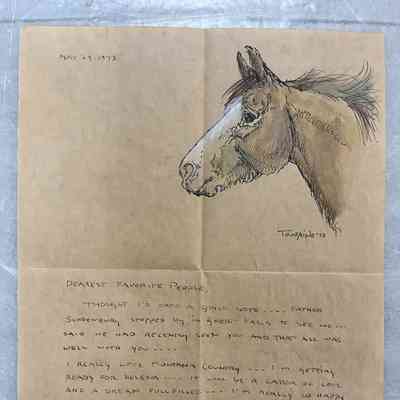 Untitled (Illustrated Letter)