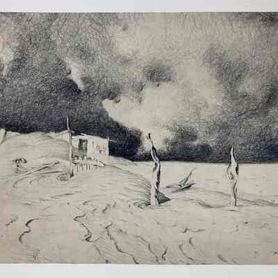 Untitled (Stormy Landscape)