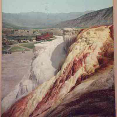 Hotel from Jupiter Terrace, Yellowstone