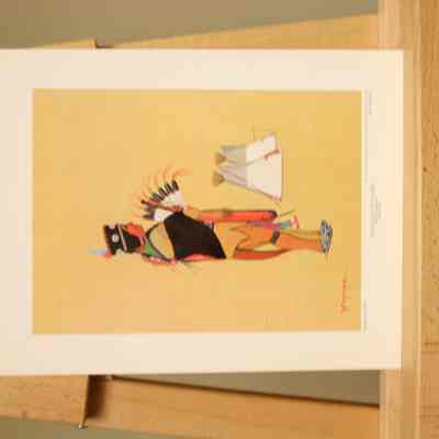 Kiowa Flute Player
