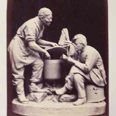 Photographs of Sculpture by John Rogers-The Camp Fire