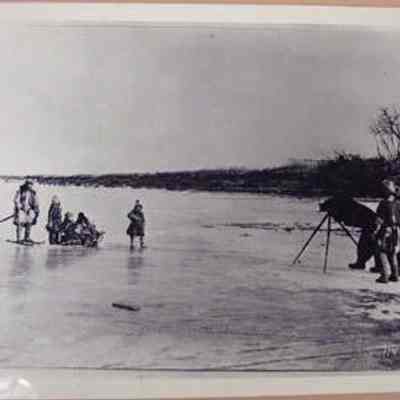 William H. Jackson Photographing on Amur River
