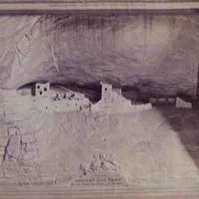 Ruins of a Portion of an Ancient Cave Town on the Rio Chelly Arizona