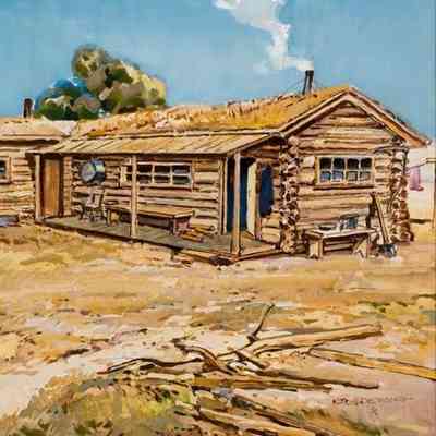 Peterson Ranch (Study for Set of Motion Picture "Tribute to a Bad Man")