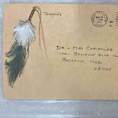 Untitled (Illustrated Envelope)