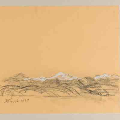 Sketch of Pike's Peak