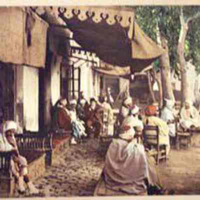 Tunis Cafe Maure Halfaquine