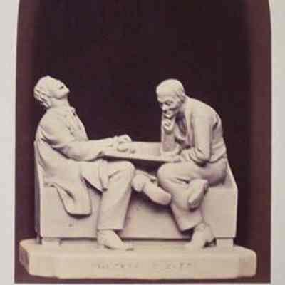 Photographs of Sculpture by John Rogers-Checker Players