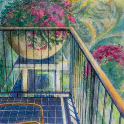 Balcony & Plants from Rm. 626 - K-Beach Hotel near Kona