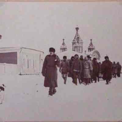 Political Prisoners on Way to work-Siberia