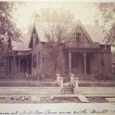 House at N.W. Corner Cass and 20th Built 1857