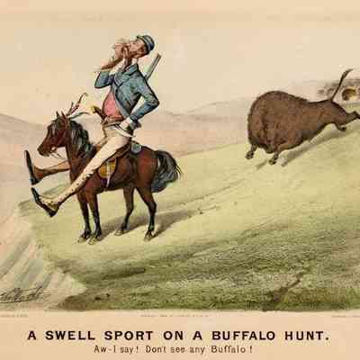 A Swell Sport on a Buffalo Hunt