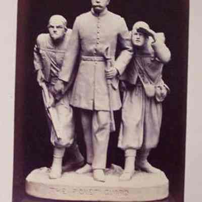 Photographs of Sculpture by John Rogers-The Picket Guard